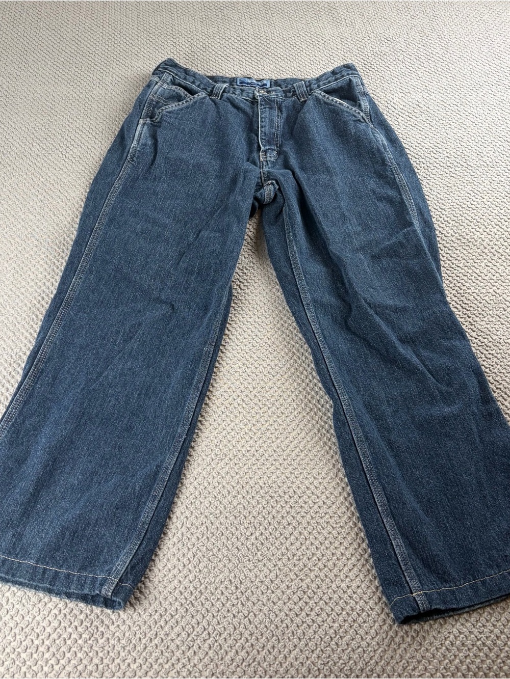 Vtg Bluenotes Men's Relaxed Fit Dark Blue Denim Jeans fit 30x27